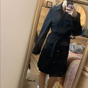 Black trench coat